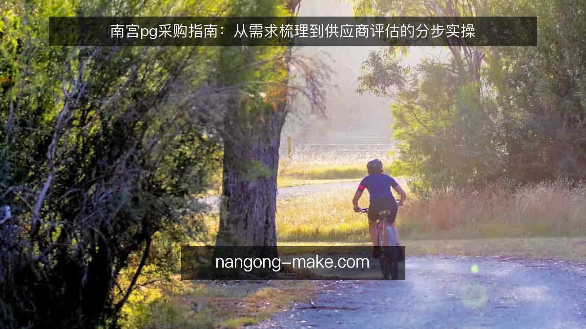 南宫pg采购指南：从需求梳理到供应商评估的分步实操